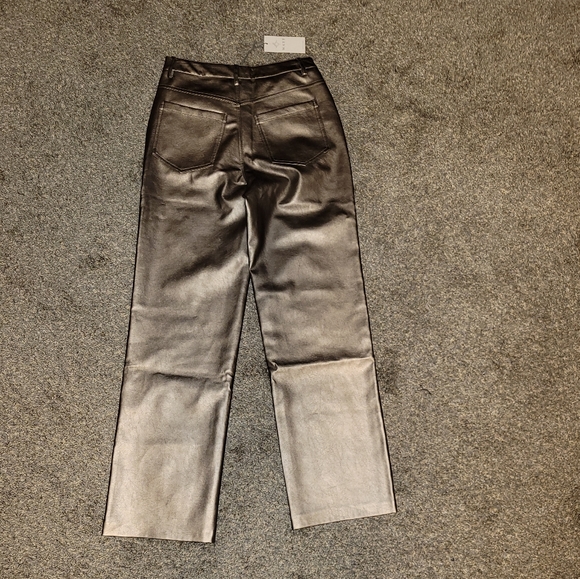 Brand New Wayf metallic wide leg pants - Picture 2 of 6